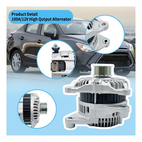 Alternador 12v 100a Para Mazda Cx-5, Alta Eficiencia