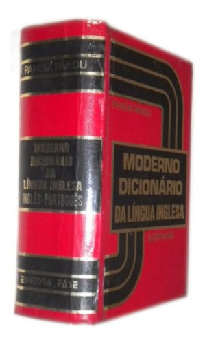 Moderno Dicionario D Lingua Inglesa Pandia Pandu Inglês/português Livro (