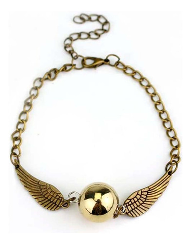 Harry Potter Snitch Pulsera Dorada Plata Snitch Quidditch