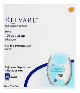 Relvare 30 Dosis 100/25 Mcg 1 Pieza Fluticasona