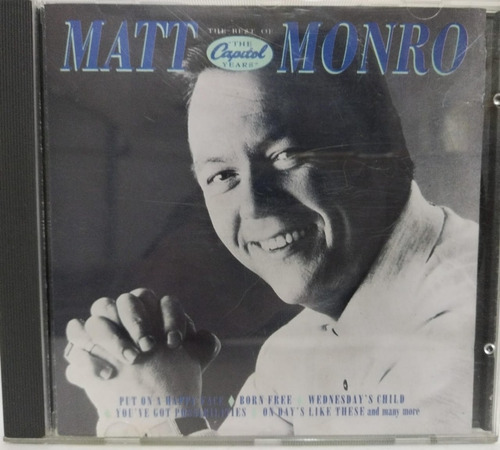 Matt Monro  The Best Of  The Capitol Years  Cd England 