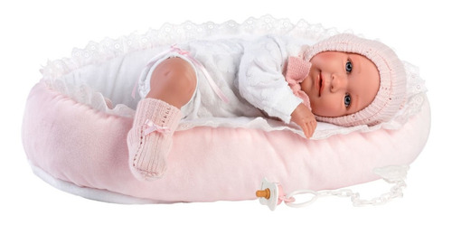 Muñeca Bebe Real Llorona Tina 44cm Reborn Llorens De España