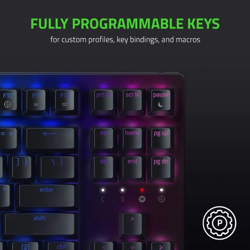 Imagen 6 de 6 de Teclado Gamer Razer Blackwidow V3 Tenkeyless Rgb Green Españ