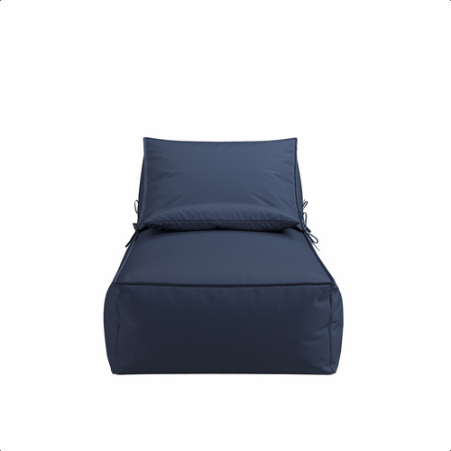 Puff Chaise Quintal Piscina Taípe Com Encosto Móvel Outdoor