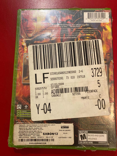 Ninja Gaiden Xbox Clásico Sealed (Usado)
