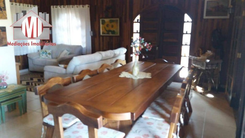 Imagem 8 de 17 de Linda Chácara Com Escritura, Em Loteamento Fechado De Chácaras, 04 Dormitórios, Pomar, Jardim, Piscina, À Venda, 1500 M² Por R$ 780.000 - Socorro/sp - Ch0825