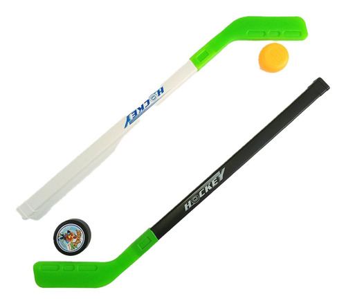 Juego De Palos De Hockey Para Niños, Con 2 Palos Y 2