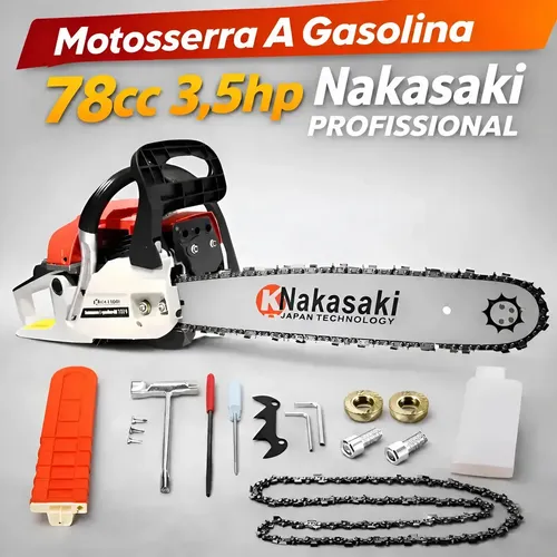 Motosserra A Gasolina 78cc 3.5hp Sabre 22 Polegada Pro