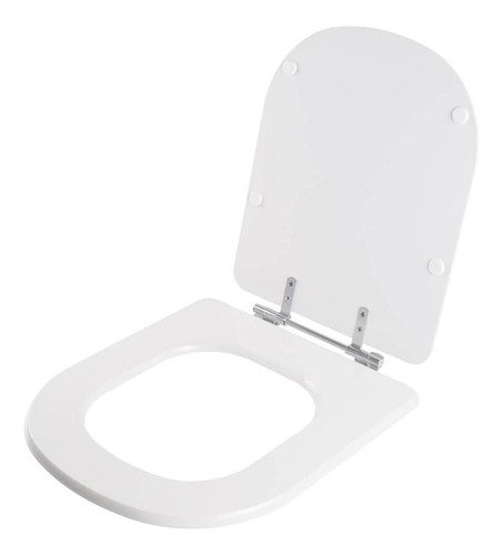 Tampa De Vaso Acrilico Square Para Vaso Lorenzetti Quadrado Cor Branco