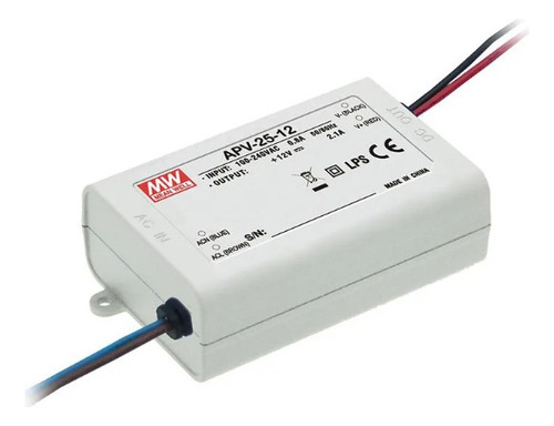 Driver Led 25w - Mean Well Apv-25-12