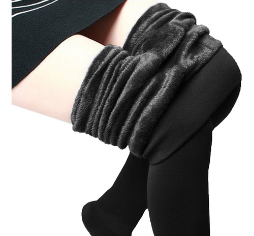 Legging De Mujer Con Forro Polar Térmico Pantalones Elástico