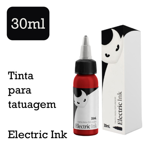 Tinta de tatuaje roja de bombero 30 ml - Tinta eléctrica