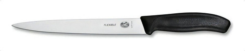 Cuchillo suizo profesional para filetear 34 cm, clase suiza Victorinox, color negro/plateado