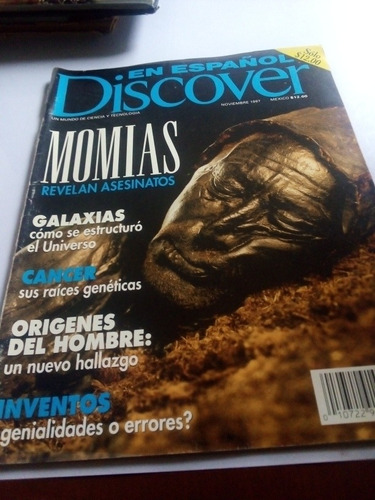 Revista Discover Noviembre 1997 Momias Revelan Asesinatos