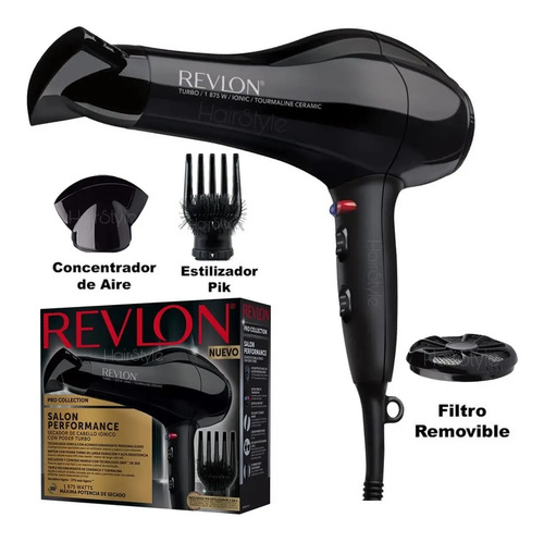 Secadora Cabello Revlon Profesional Iones Cerámica Turmalina | Envío gratis