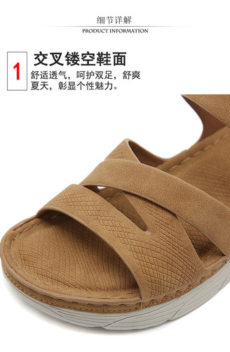 Sandalias Cómodas Deportivas Informales Para Mujer.