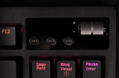 Teclado Gamer Vsg Quasar Rgb Outemu Brown Color Negro