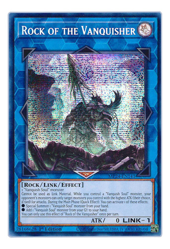 Yugi-oh! Rock Of The Vanquisher Mp24-en141 Secret