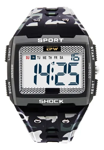 Reloj Deportivo Digital Para Hombre N meros Grandes