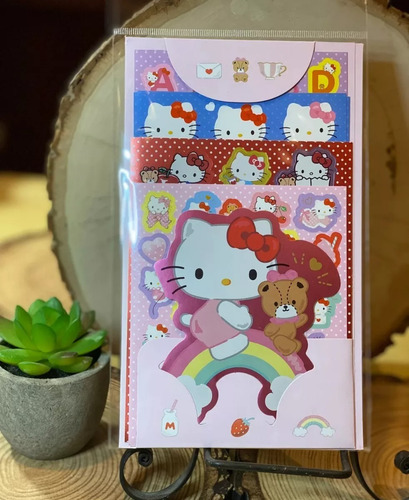 Hello Kitty Sanrio Stickers Calcomanias Kawaii Sobre