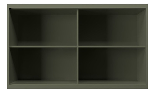 Armário Aéreo 120cm 2 Portas Com Vidro Moldurado Wt