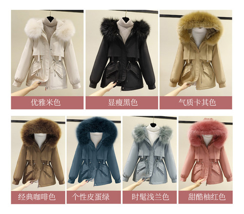 Abrigo De Invierno Para Mujer Abrigo Con Capucha De Felpa
