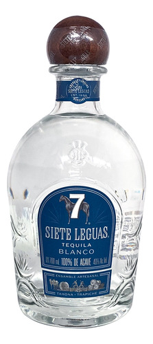 Tequila Siete Leguas Blanco Ensamble Artesanal (nt) 700 Ml