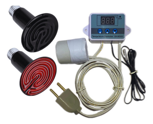 Controlador De Temperatura Digital Com Lâmpada De Cerâmica