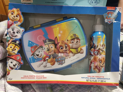 Colonia Estuche Y Juego De Agua Niños Paw Patrol Sonic