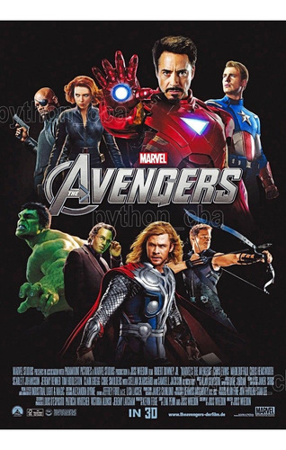 Pósters Saga The Avengers Los Vengadores - 42x30 - Nuevos