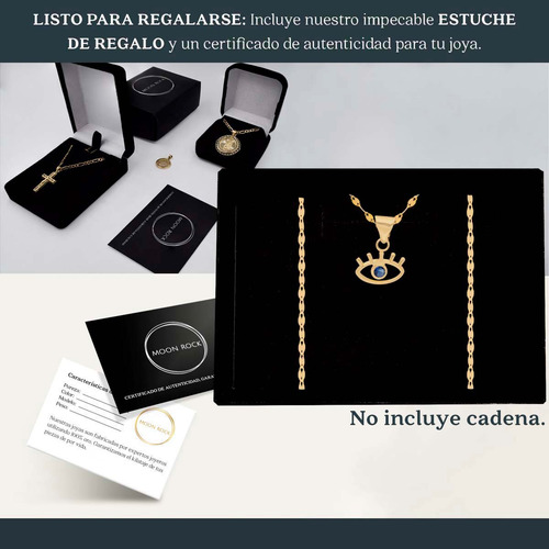 Medalla Dije Ojo Turco Oro 10k 10 Kilates Mujer Dama Azul Ojo Turko Mal De Ojo Protección Oro 10k Oro Puro 10k Mujer Dama Mujer Niña 100% 10k Regalo Joyería Fina 10k Oro Puro 10k 10 Kilates Amuleto P