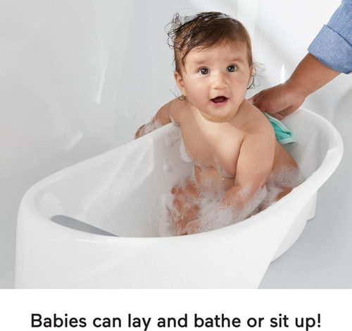 Fisher-price Hdb52 Bañera Con Soporte Simple Para Bebé,