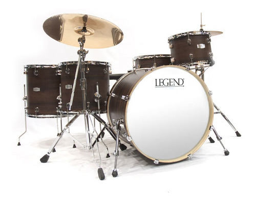 Bateria Acústica Legend One Series 20 Mahogany Com 5 Pçs