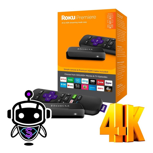 Roku Premiere 4k Convierte Tv Smart = Google Chromecast !!!