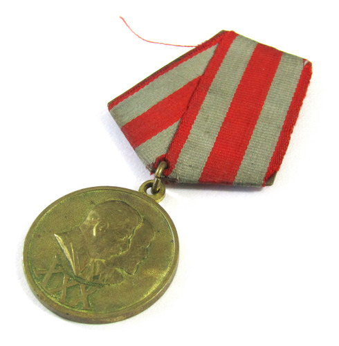 Medalla Militar Rusa Urss Por 30 Años Del Ejército Rojo (Usado)