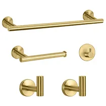 Comprar Toalleros Juego De 5 Piezas De Accesorios De Baño De Acero