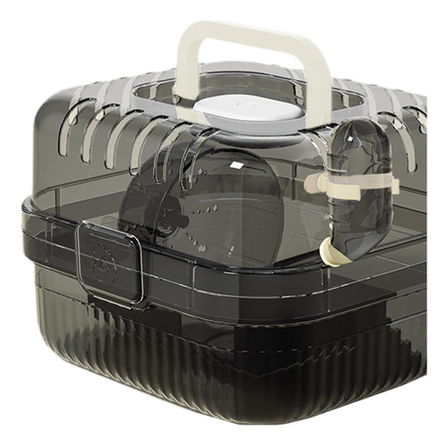 Gaiola De Hamster, Habitat De Hamster Com Garrafa De Preto