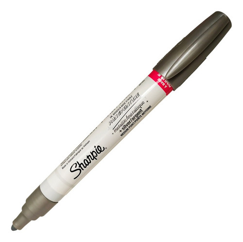 Marcador Permanente Sharpie Paint Plata 3 Mm Punta De Bala