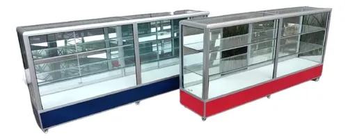 comprar Vitrina Aparador Exhibidor  Mostradores De Cristal 1.80 M