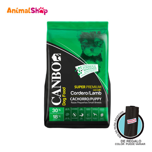 Comida Perro Canbo Cachorro Raza Pequeña Cordero 1 Kg