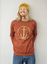 Comprar Cuello Redondo Captain Fin Anchor Bordo