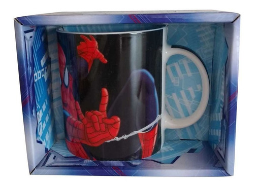 Taza Ceramica En Caja Spiderman Ts747 Cresko