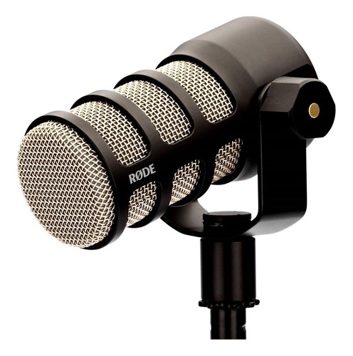Imagem 1 de 3 de Microfone Rode PodMic dinâmico  cardióide preto