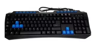 Teclado Gamer Usb Multimedia Slim Para Pc Notebook Caseros