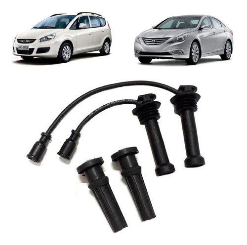 Kit Cabo De Velas + Supressores Jac Motors J6 2.0 16v 11-16