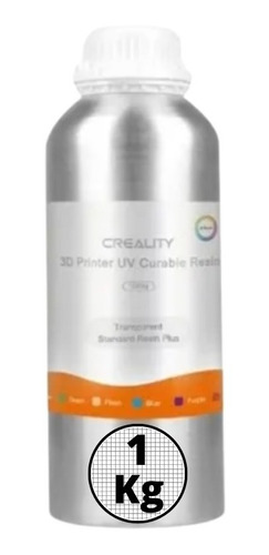 Imagen 1 de 2 de Resina Para Impresoras Creality Plus 3d 1000g Transparente