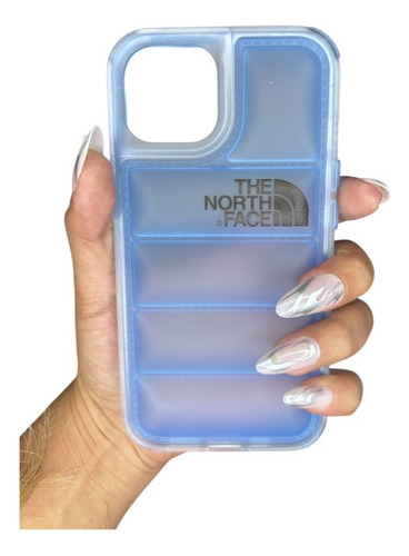 Funda Case The North Face Mate Para Iphone 2 En 1 Azul Acero Iphone 11 Pro Max