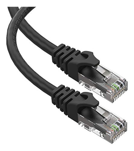 Cables Ethernet Cat6 Azul Y Negro Negro