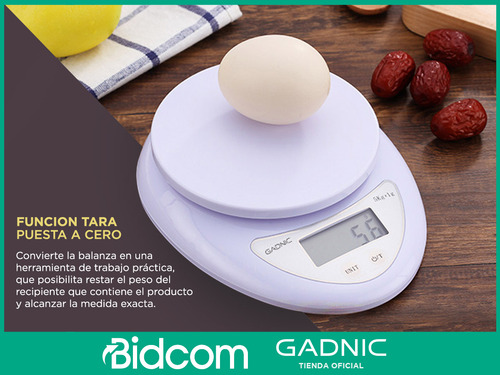 Balanza Para Cocina 1gr A 5kg Pro Digital Bascula Gramera
