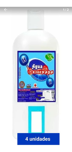 Agua Oxigenada 4% Presentacion Litro 4 - L a $12500